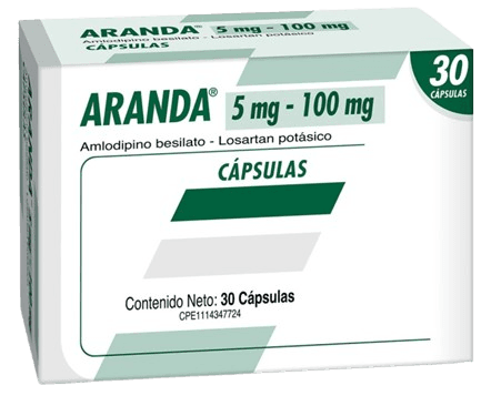 ARANDA 5MG/100MG X 30 CAP