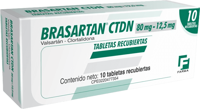 BRASARTAN CTDN 80MG-12,5MG X 10 TAB