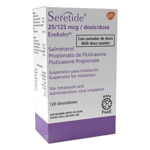 SERETIDE 25-125MCG SUSP INHA X 120DOSIS