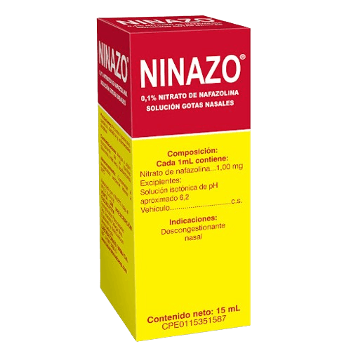 NINAZO 0.1% GOTAS NASAL ADULTO X 15ML