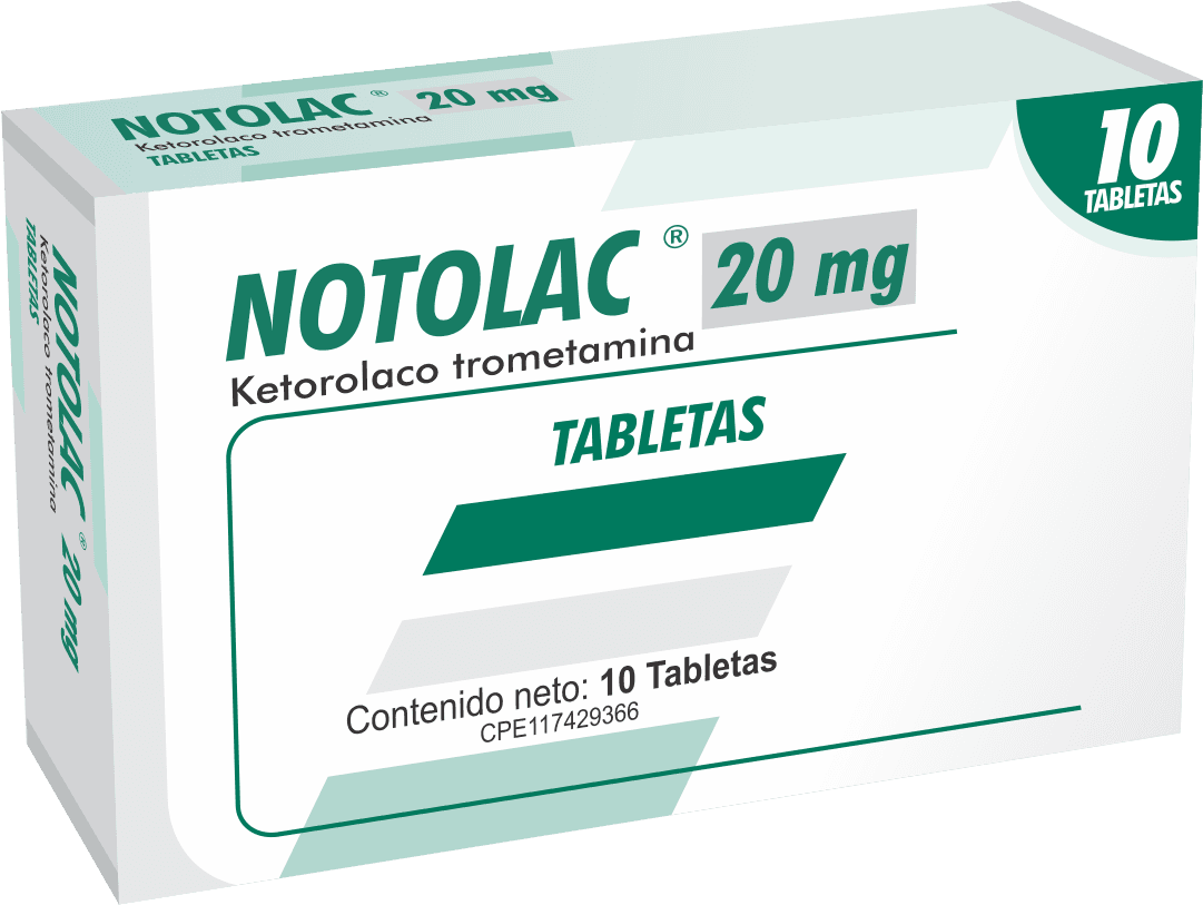 NOTOLAC 20MG X 10TAB