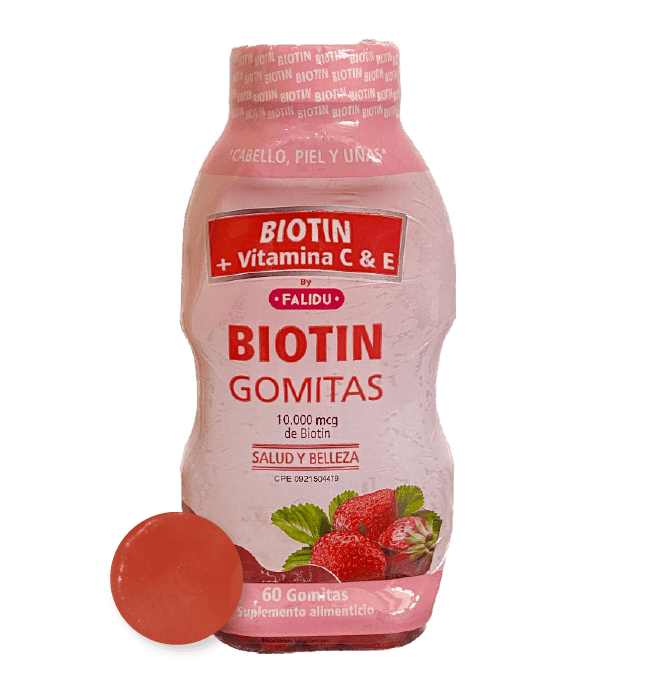 BIOTIN-VITAMIN C & E FALIDU X 60 GOM