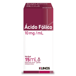 ACIDO FOLICO 10MG X 15ML GOTAS