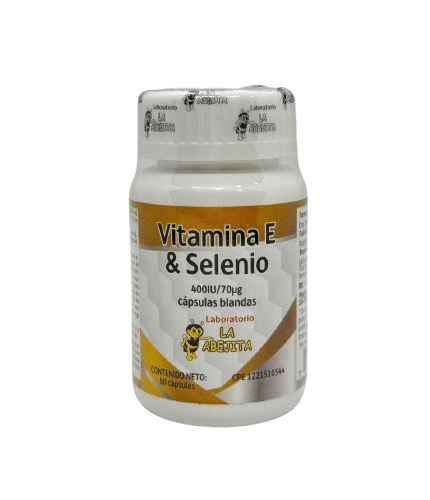 VITAMINA E & SELENIO X 60CAP ABEJITA
