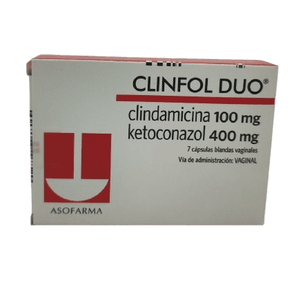 CLINFOL DUO 100MG/400MG X 7 CAP