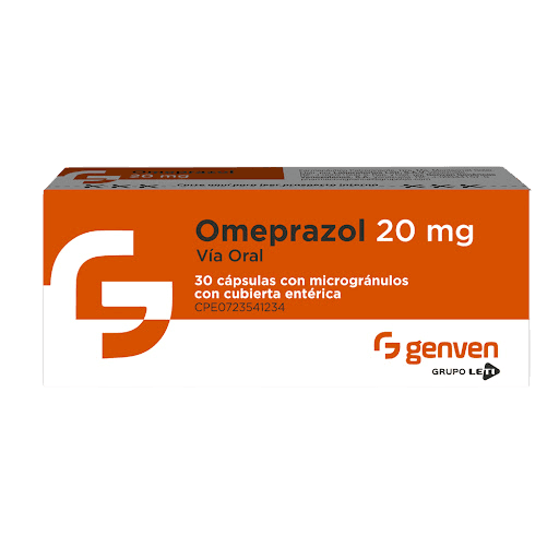OMEPRAZOL 20 MG X 30 CAP MICROGANULOS