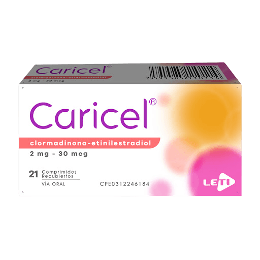CARICEL COMR 2MG/30MCG X 21