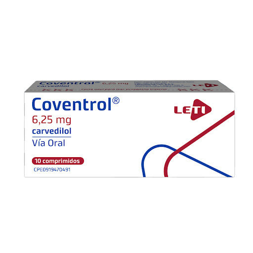 COVENTROL 6,25 MG X 10 COMP