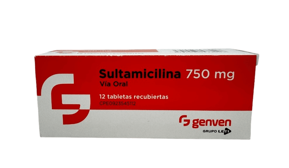 SULTAMICILINA 750MG X 12TAB GENVEN