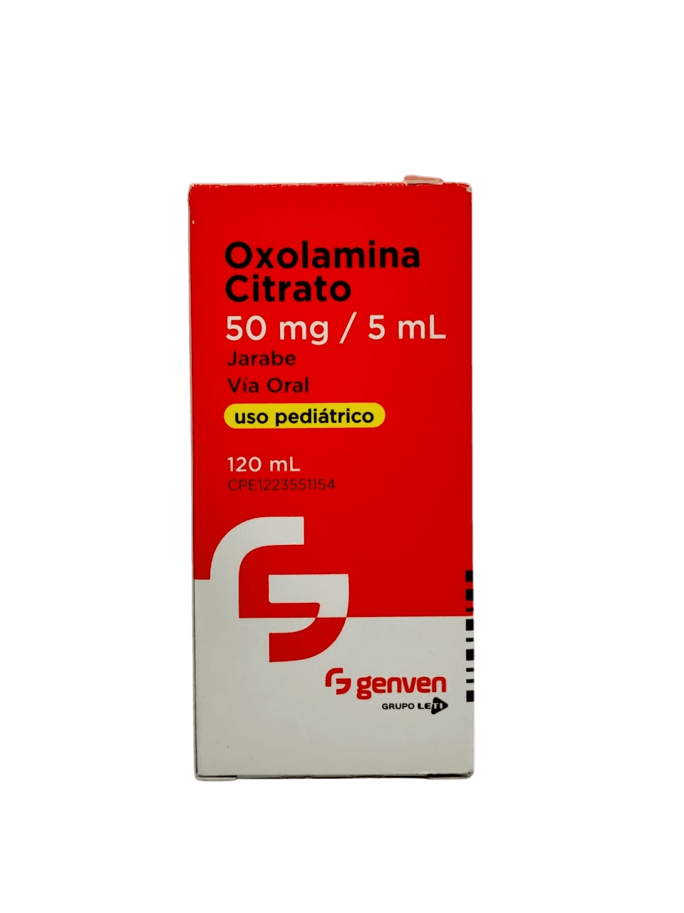 OXOLAMINA CITRATO JBE PED 50MG/5MLX120ML