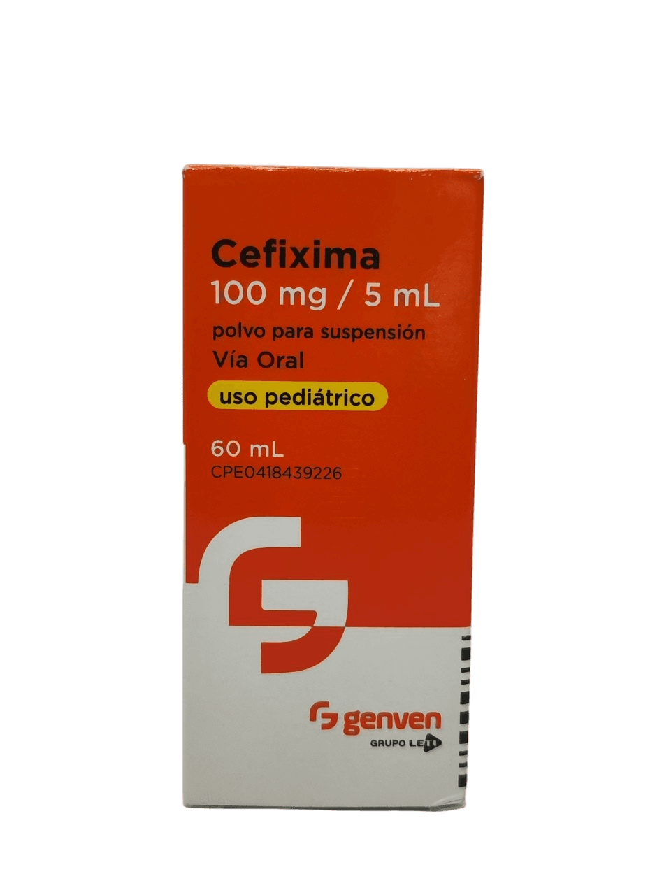 CEFIXIMA 100MG/5ML PVO SUSP X 60ML