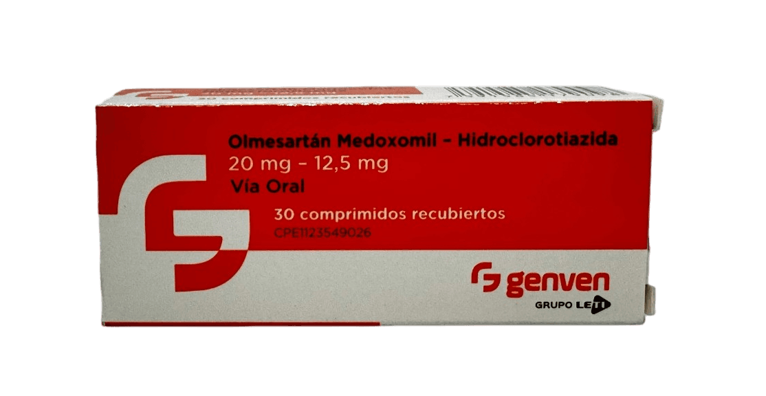 OLMESARTAN MEDX HCT 20-12,5 X 30COMP