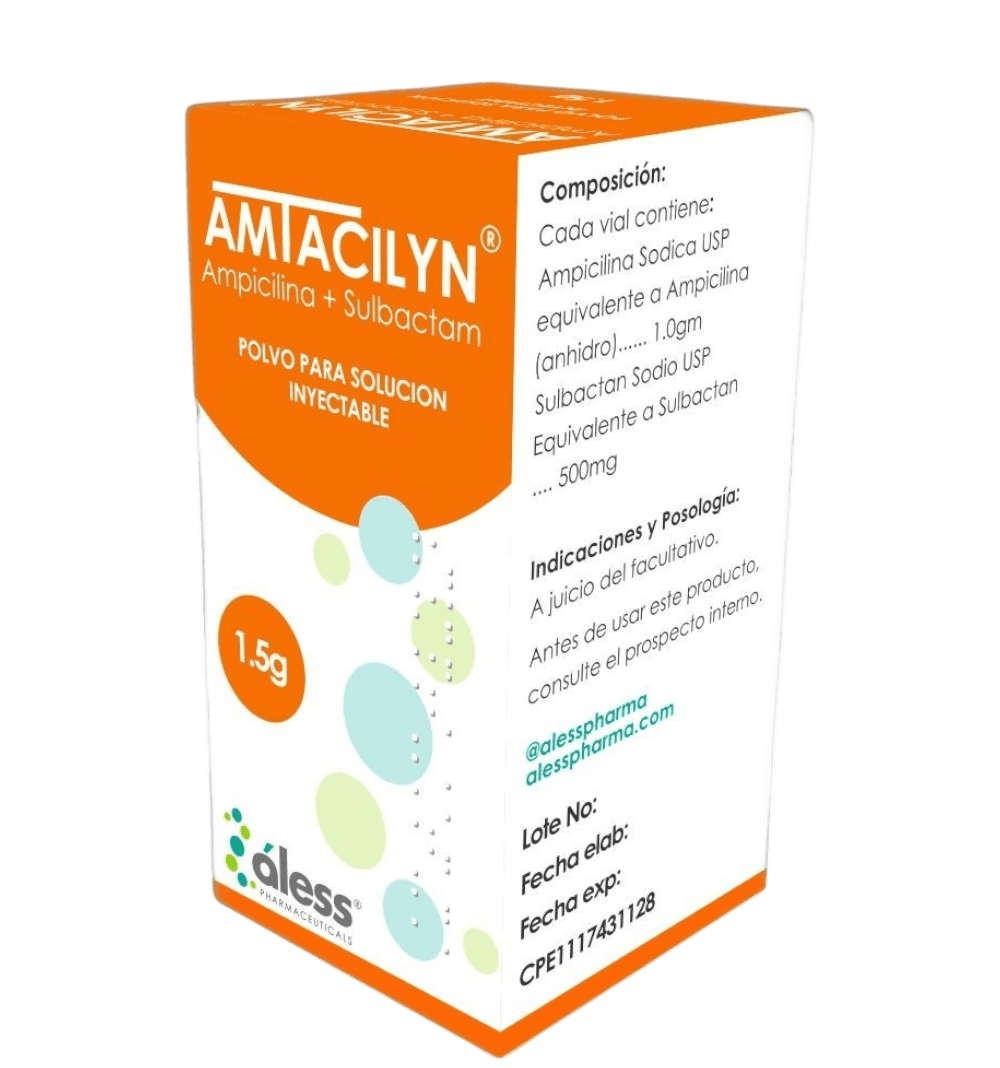 AMTACILYN 1.5GR X 1AMP I.V/I.M.