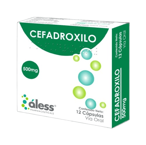 CEFADROXILO 500MG X 12CAP ALESS