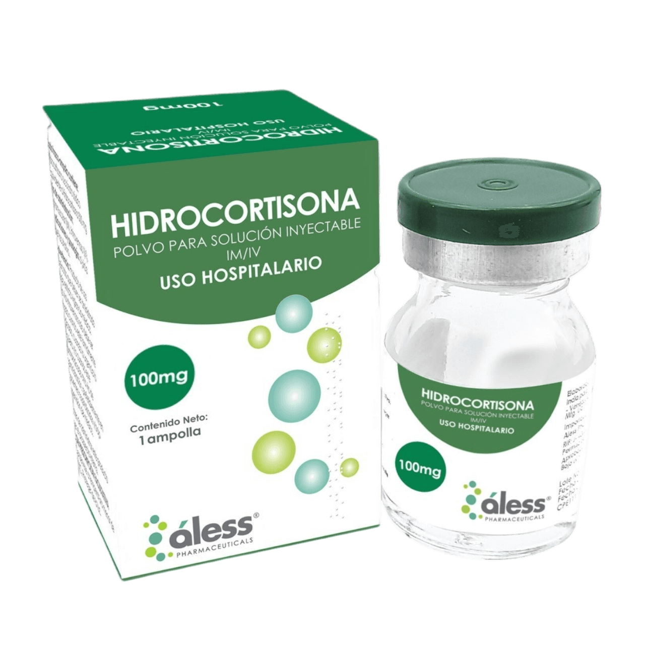 HIDROCORTISONA 100MGX1AMP I.M/I.V ALESS