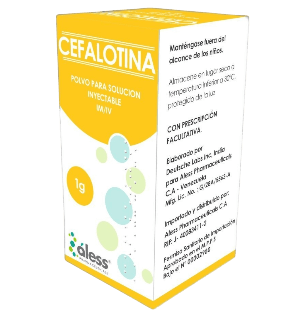 CEFALOTINA 1GR X 1AMP I.V/I.M ALESS
