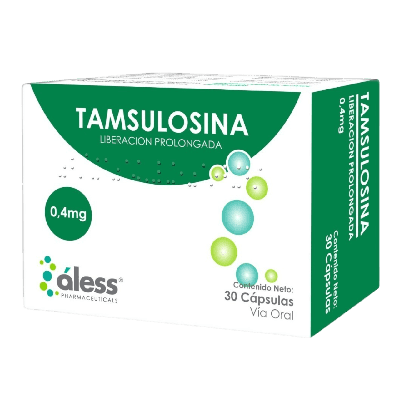 TAMSULOSINA 0.4MG X 30CAP ALESS