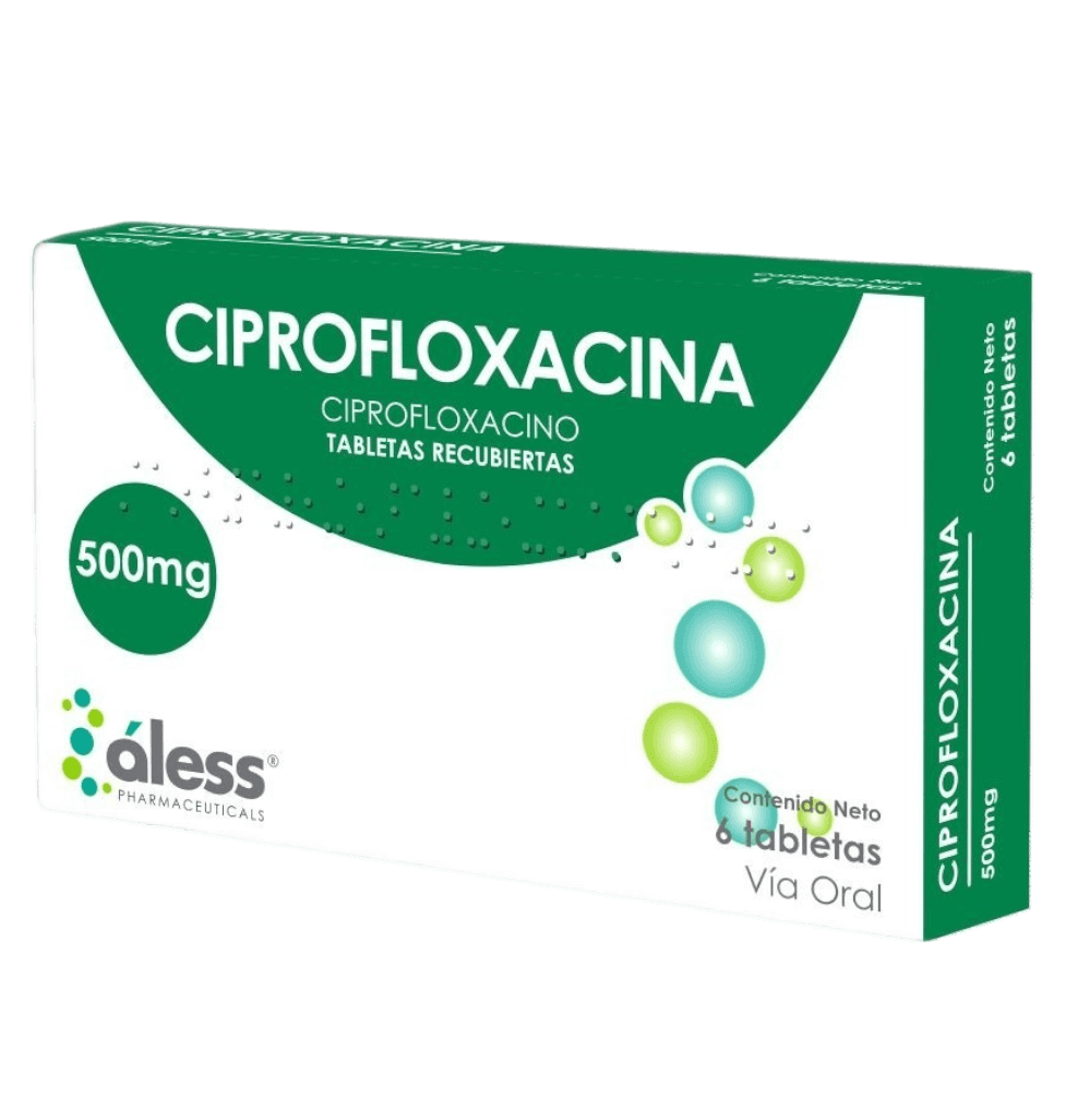 CIPROFLOXACINA 500MG X 6TAB ALESS