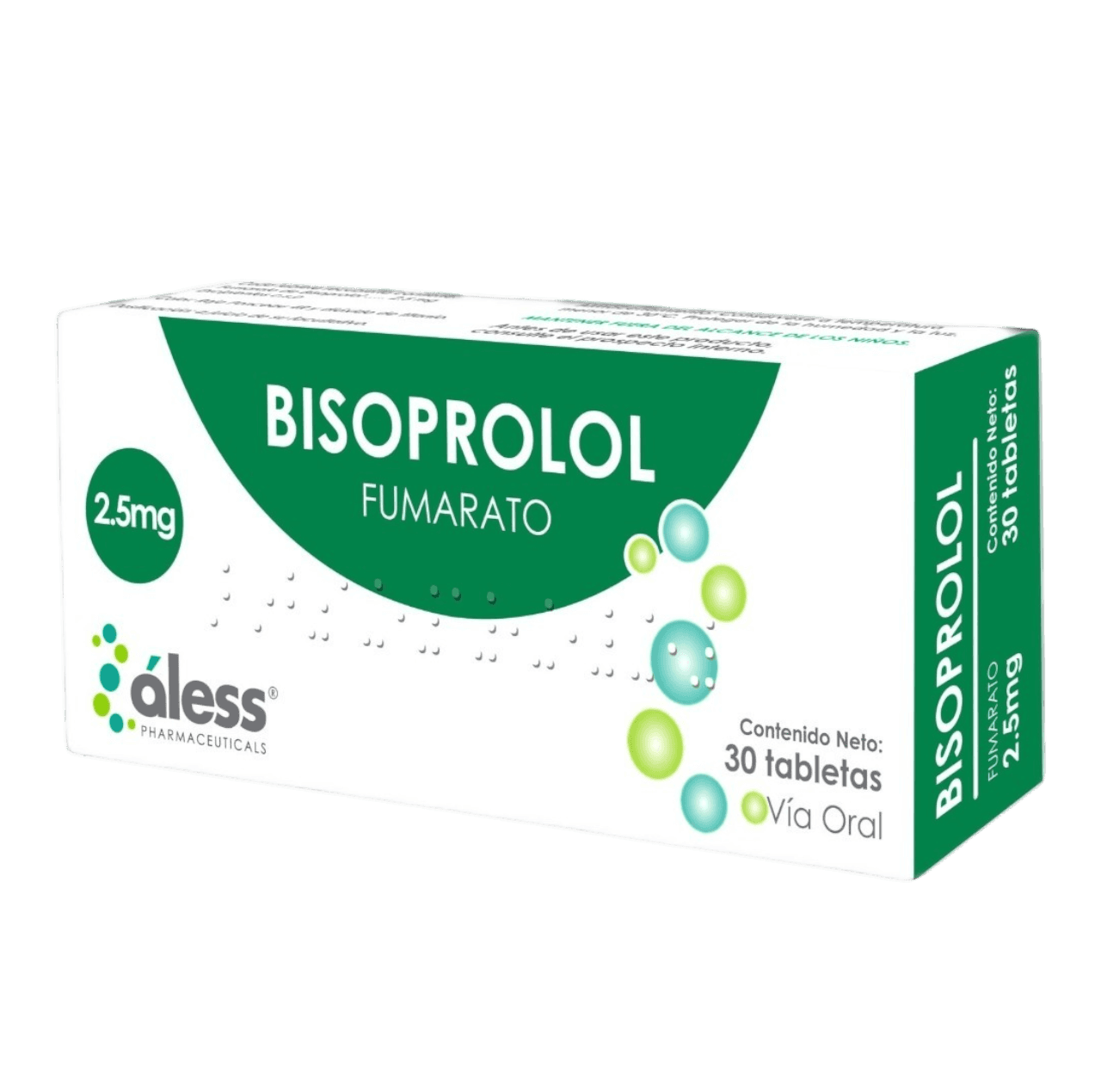BISOPROLOL FUMARATO 2.5MG X 30TAB ALESS