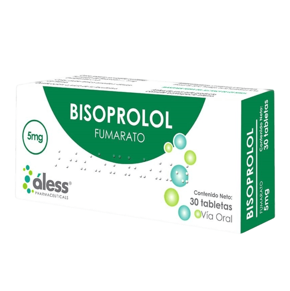 BISOPROLOL FUMARATO 5MG X 30TAB ALESS