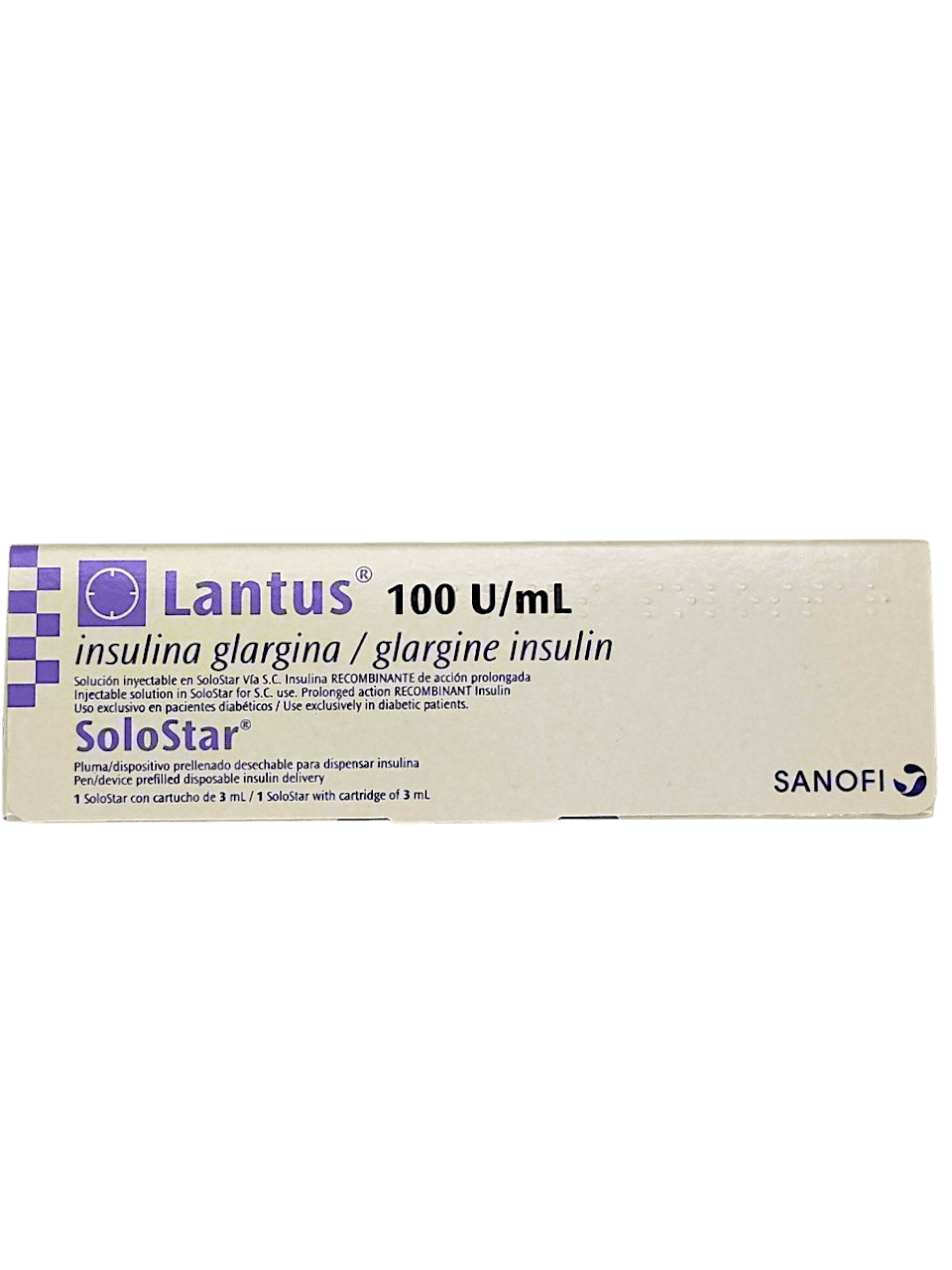 LANTUS SOLOSTAR 100UI/ML 3ML 1 CARTUCHO