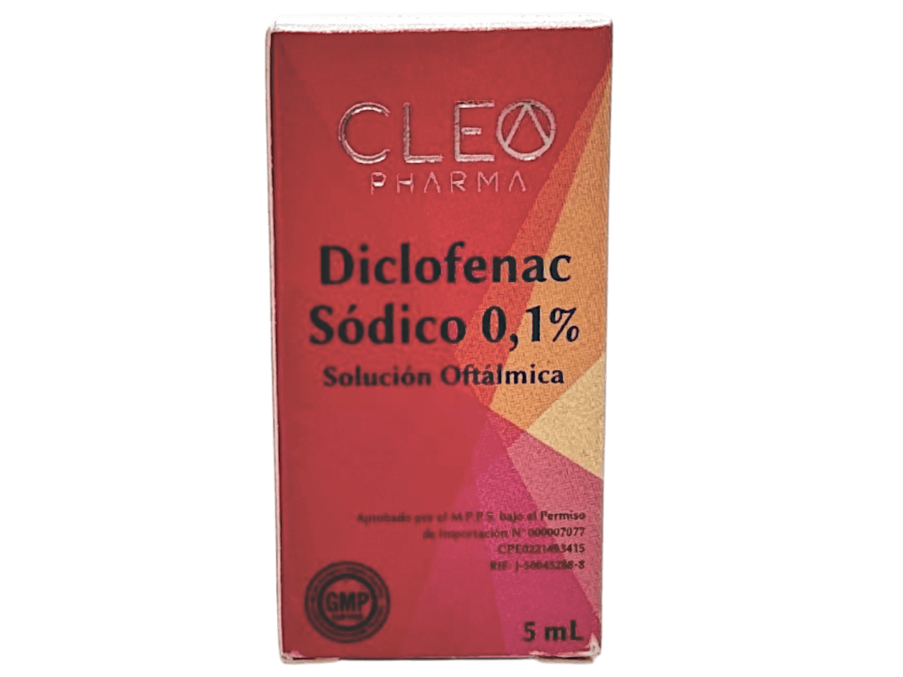 DICLOFENAC SODICO 0,1% SOL OFTALM 5ML
