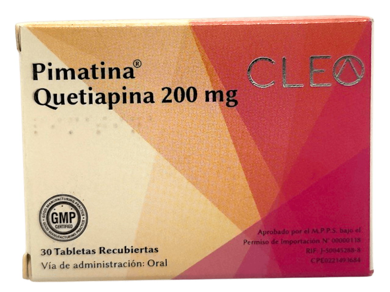 QUETIAPINA CLEO 200MG X 30TAB