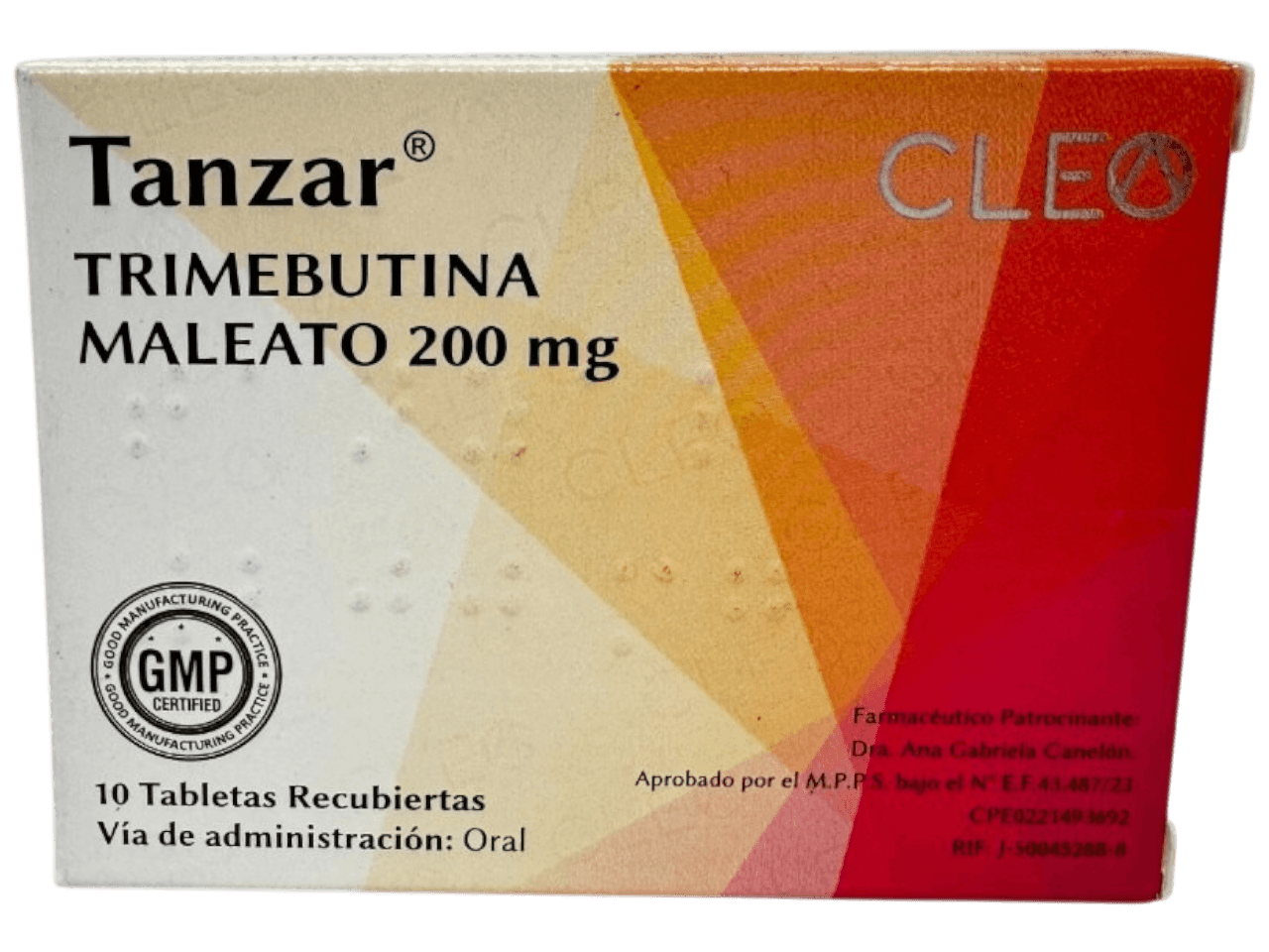 TANZAR CLEO 200 MG X 10 TAB
