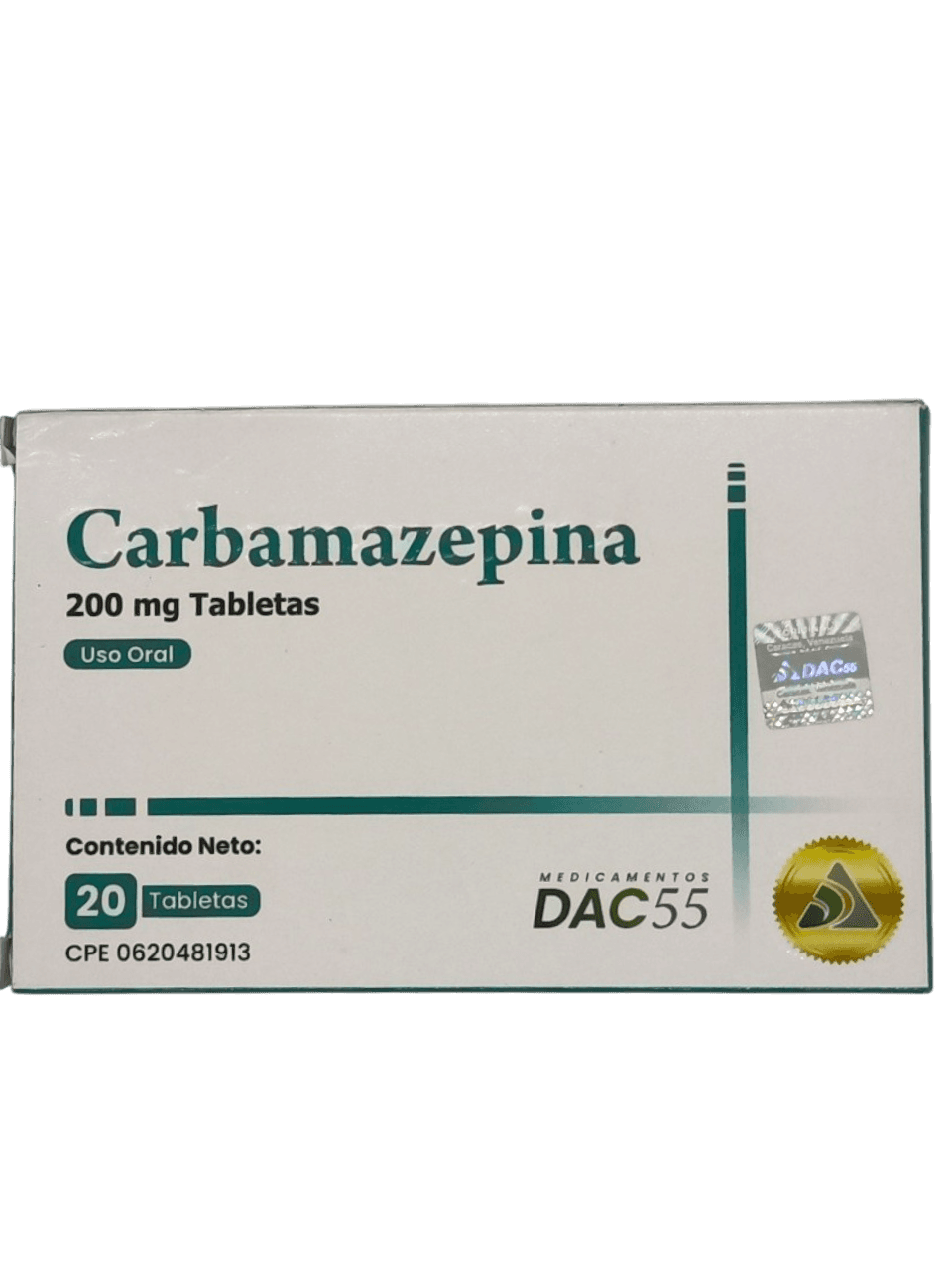 CARBAMAZEPINA 200MG X 20TAB DAC