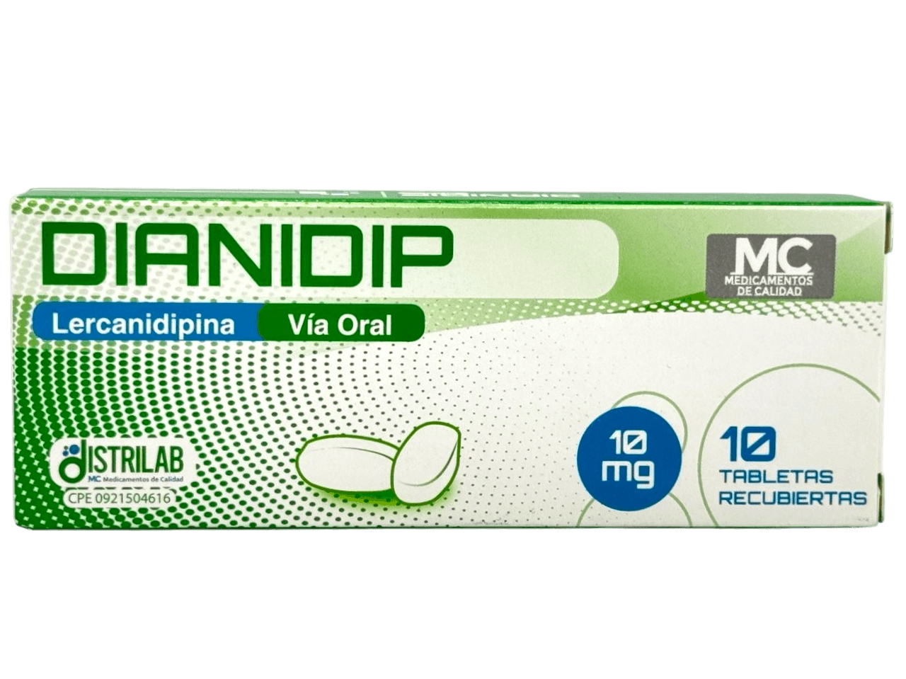 DIANIDIP 10MG X 10TAB DISTRILAB