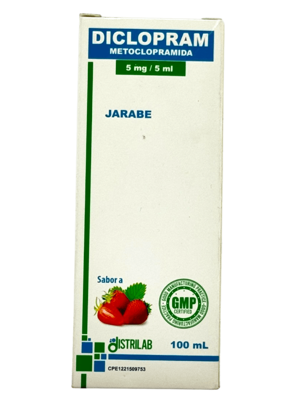 DICLOPRAM FRESA 5MG/5ML X 100ML SUSP