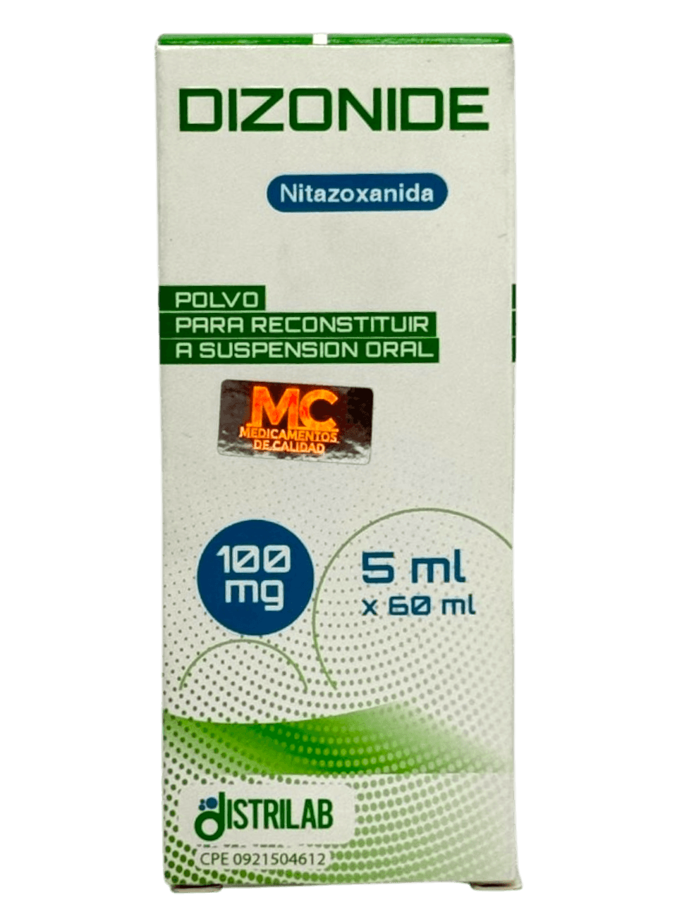 DIZONIDE NITAZOXANIDA 100MG/5ML X 60ML SUSP