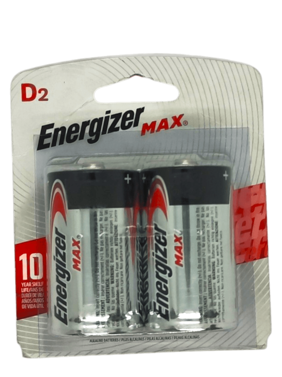 PILAS ENERGIZER MAX D X 2 UND