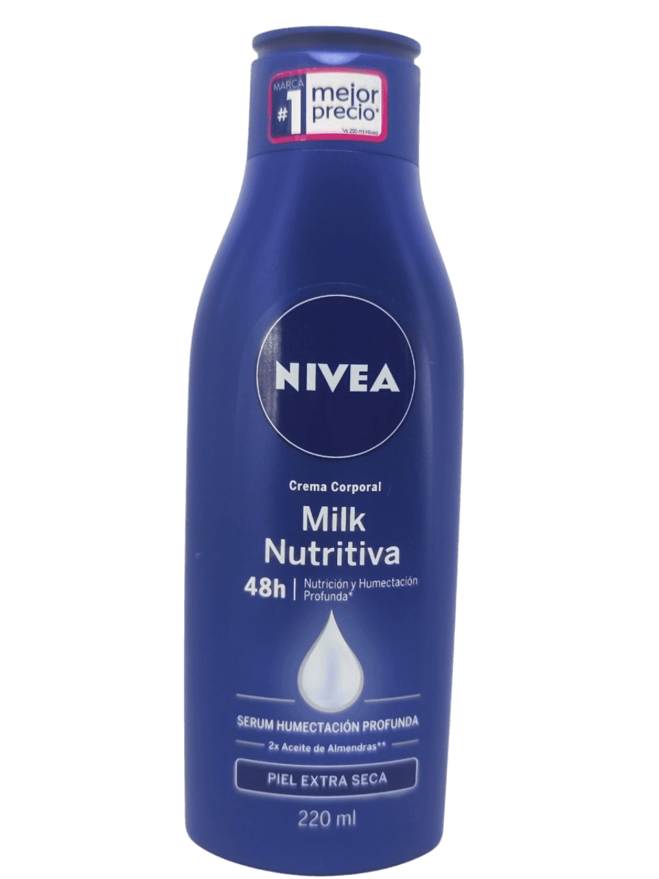 NIVEA CREM MILK NUTRI P/EXT SECA X 220ML