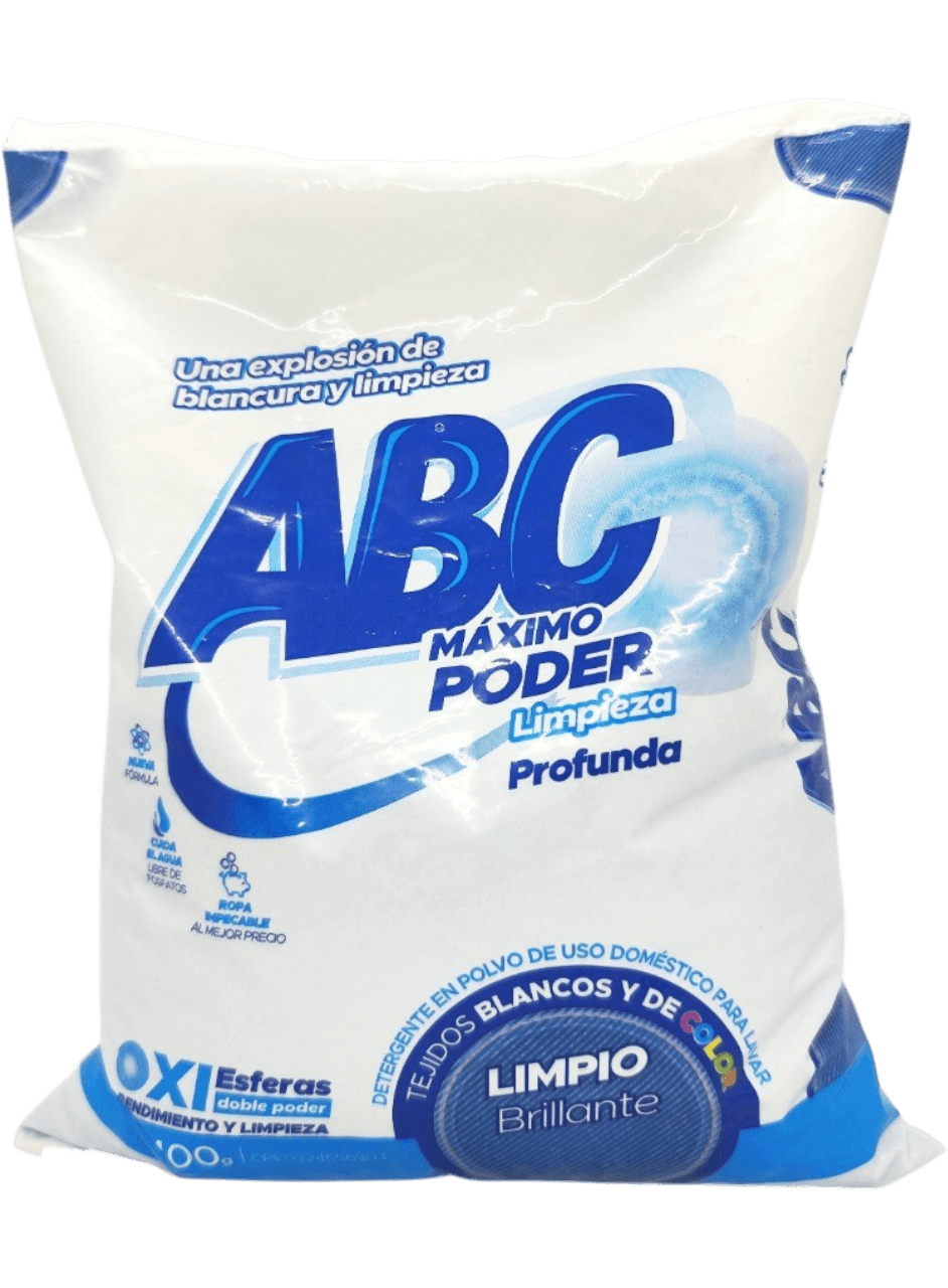 DETERGENTE EN POLVO ABC BRILLANTE X400G