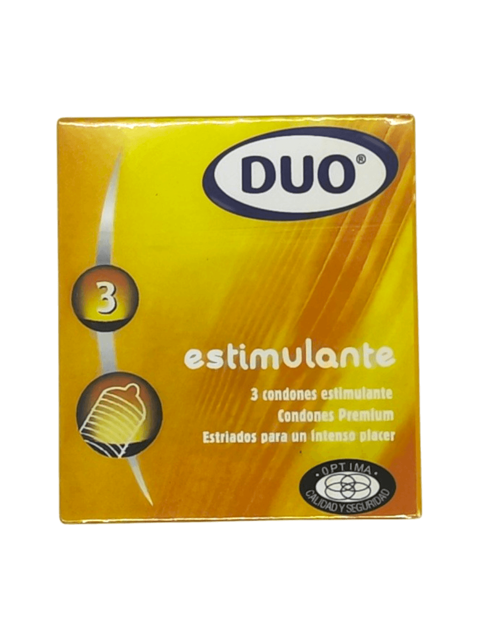 PRESERVATIVO DUO ESTIMULANTE X 3 UNID