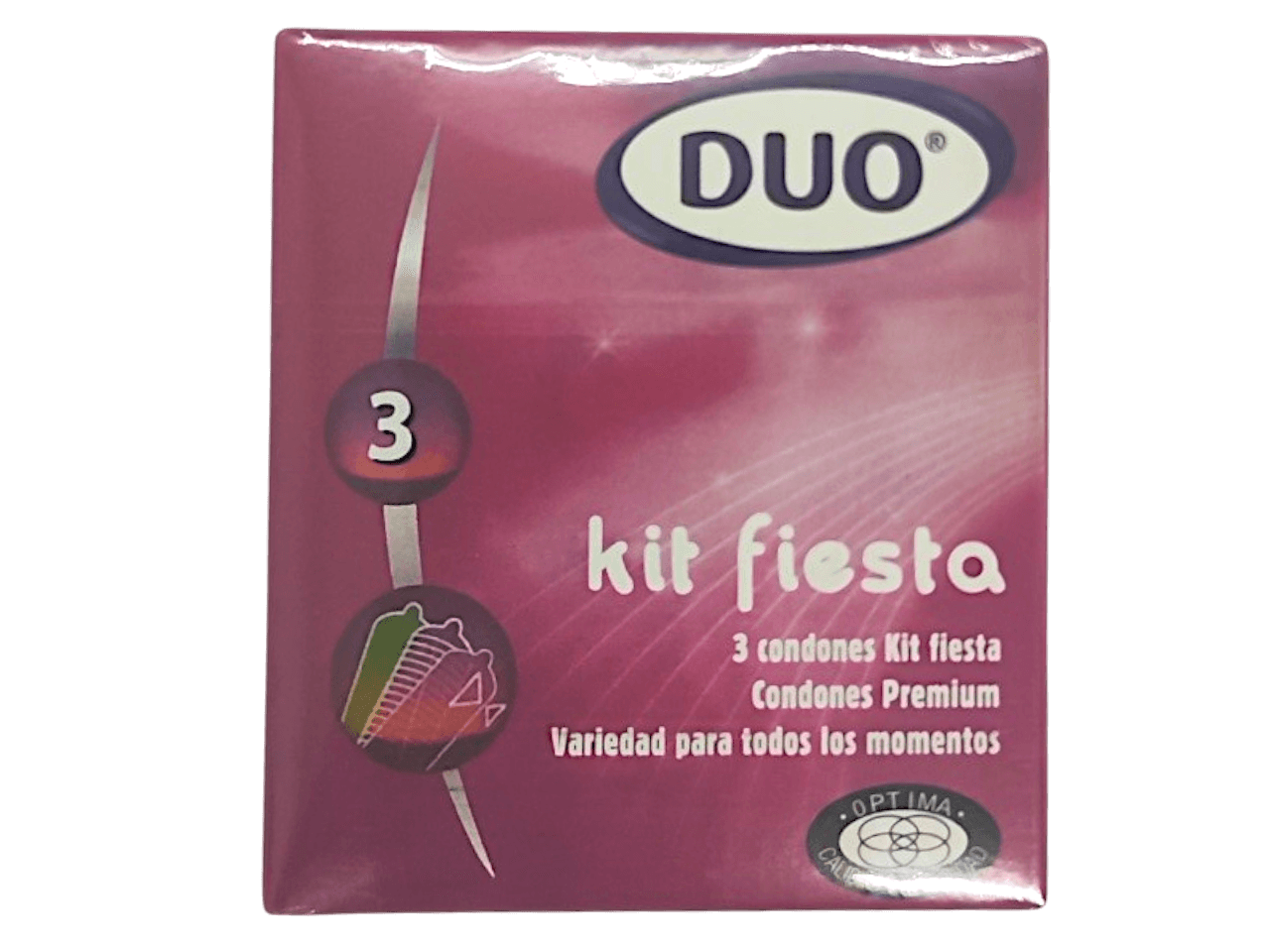 PRESERVATIVO DUO KIT FIESTA X 3 UNID