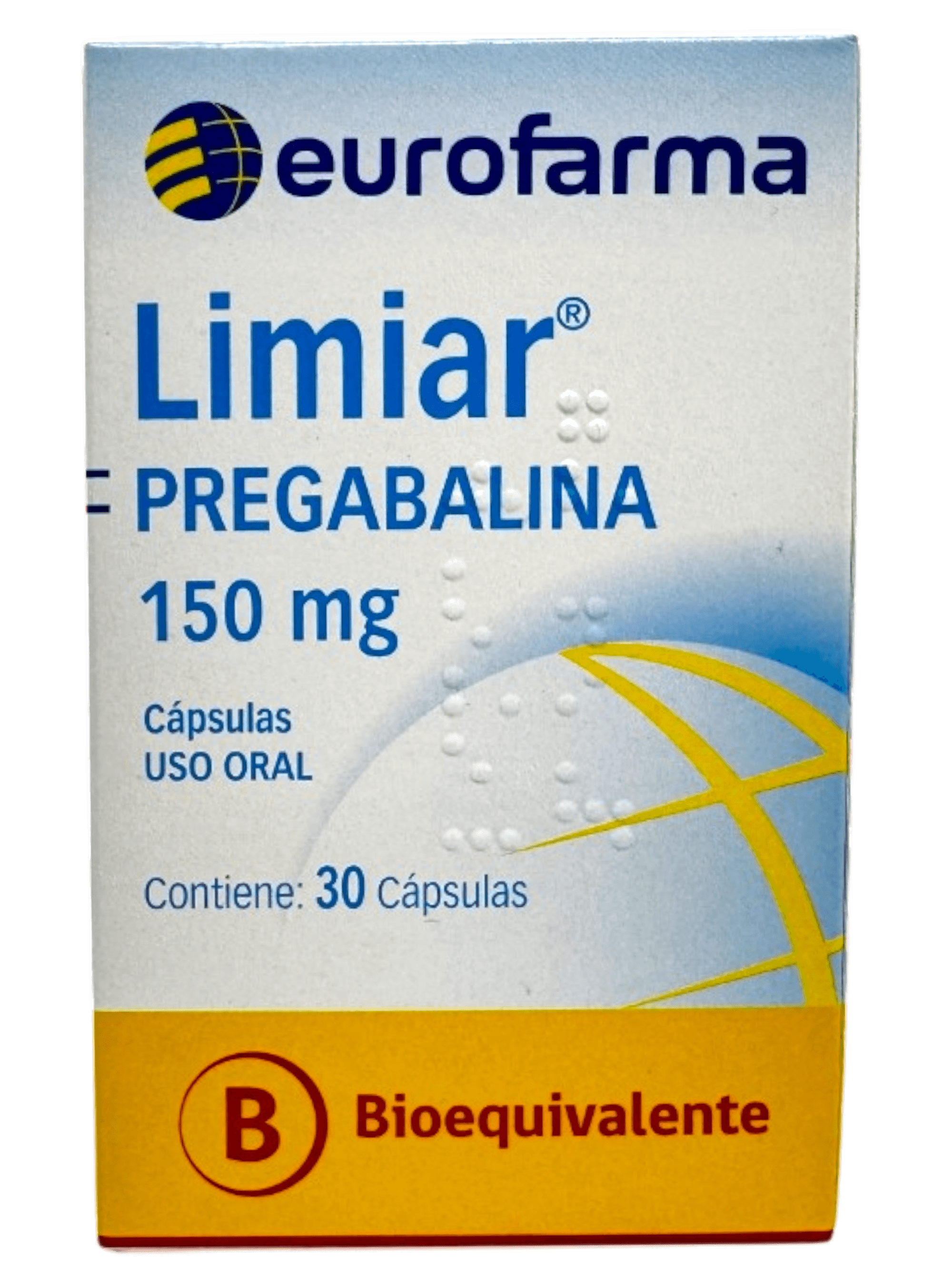 LIMIAR 30 CAPSULAS 150 mg - Via oral