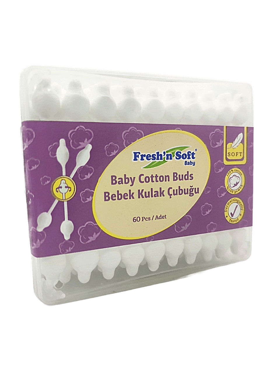 HISOPOS COTTON BABY FRESH SOFT X 60 PCS
