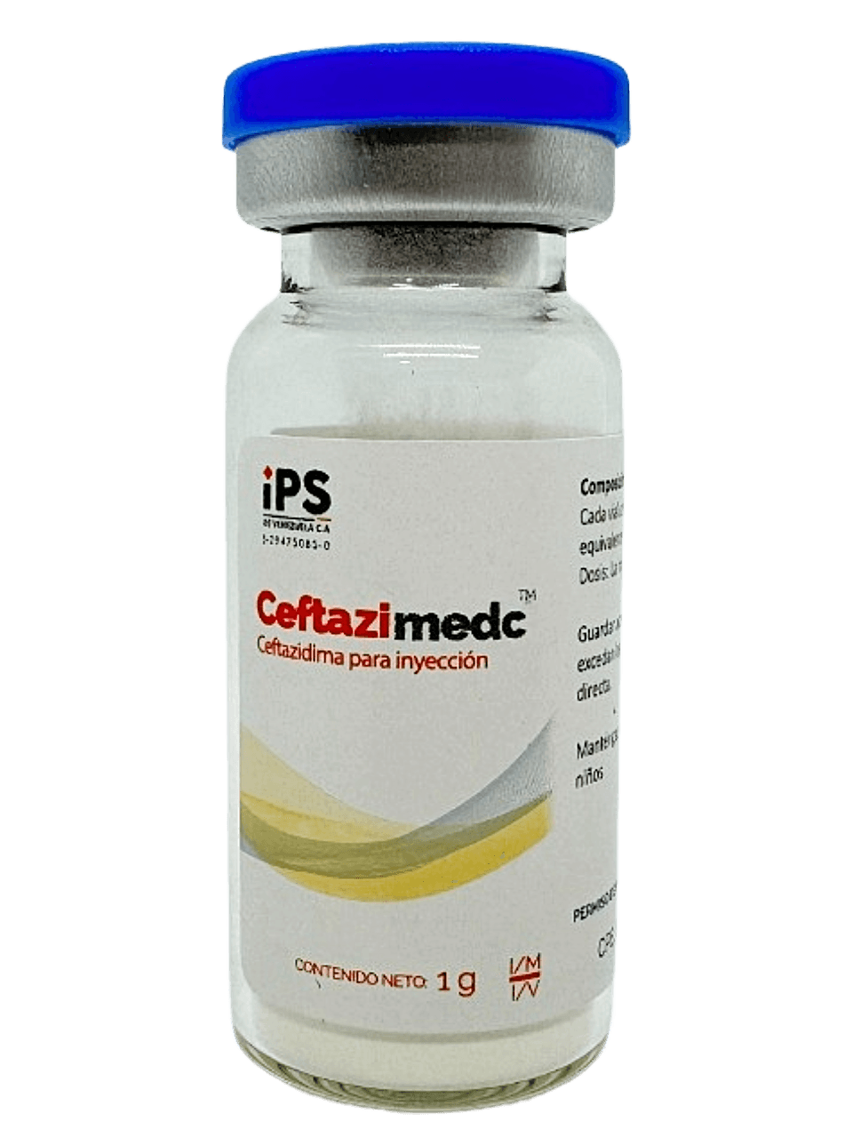 CEFTAZIMEDC 1 POLVOS 1 g - Via im/iv