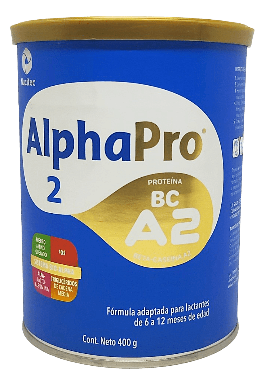 FORMULA ALPLAPRO 2 6-12 M 400GR