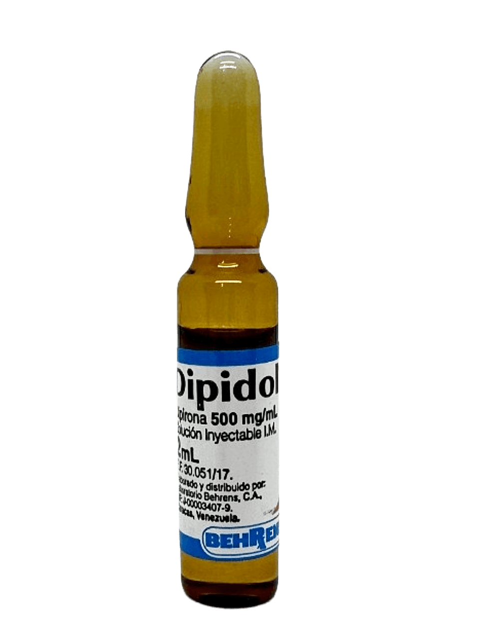 DIPIDOL 500MG/ML I.M  2ML X 1 AMP (DIPIRONA)