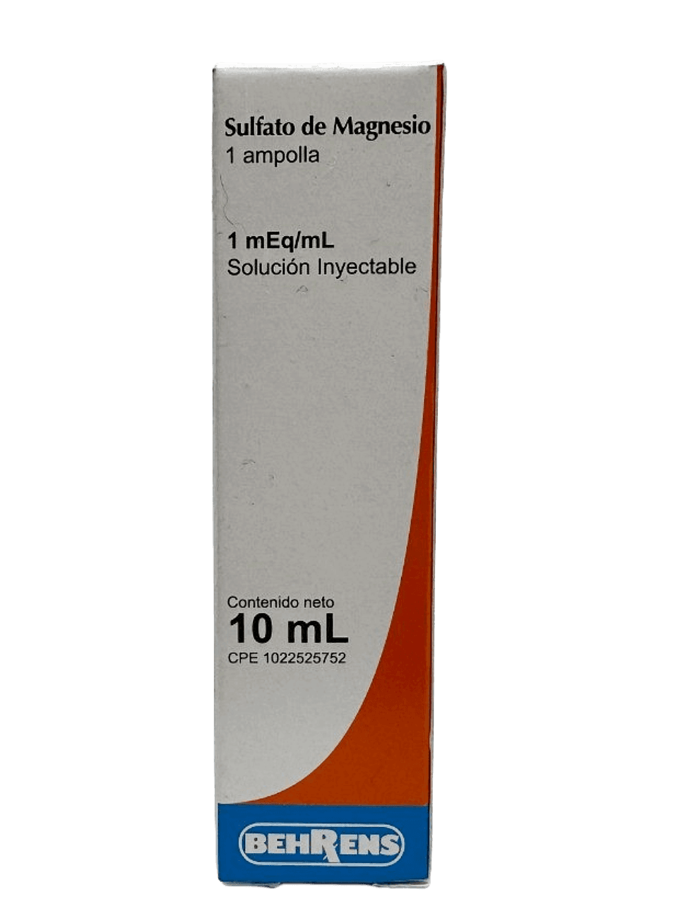 SULFATO DE MAGNESIO 10ML AMPOLLA