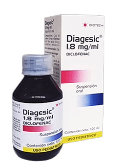 DIAGESIC 1.8MG/ML 120ML SUSPENSION