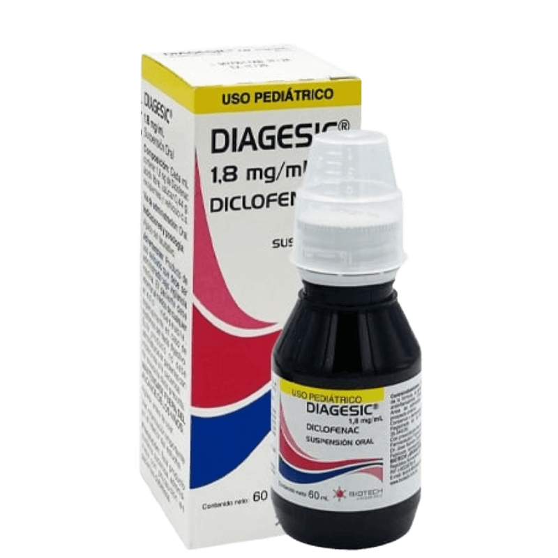 DIAGESIC 1,8 MG/ML SUSP ORAL X 60 ML