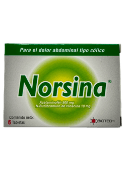NORSINA 500MG-10MG X 6 TAB