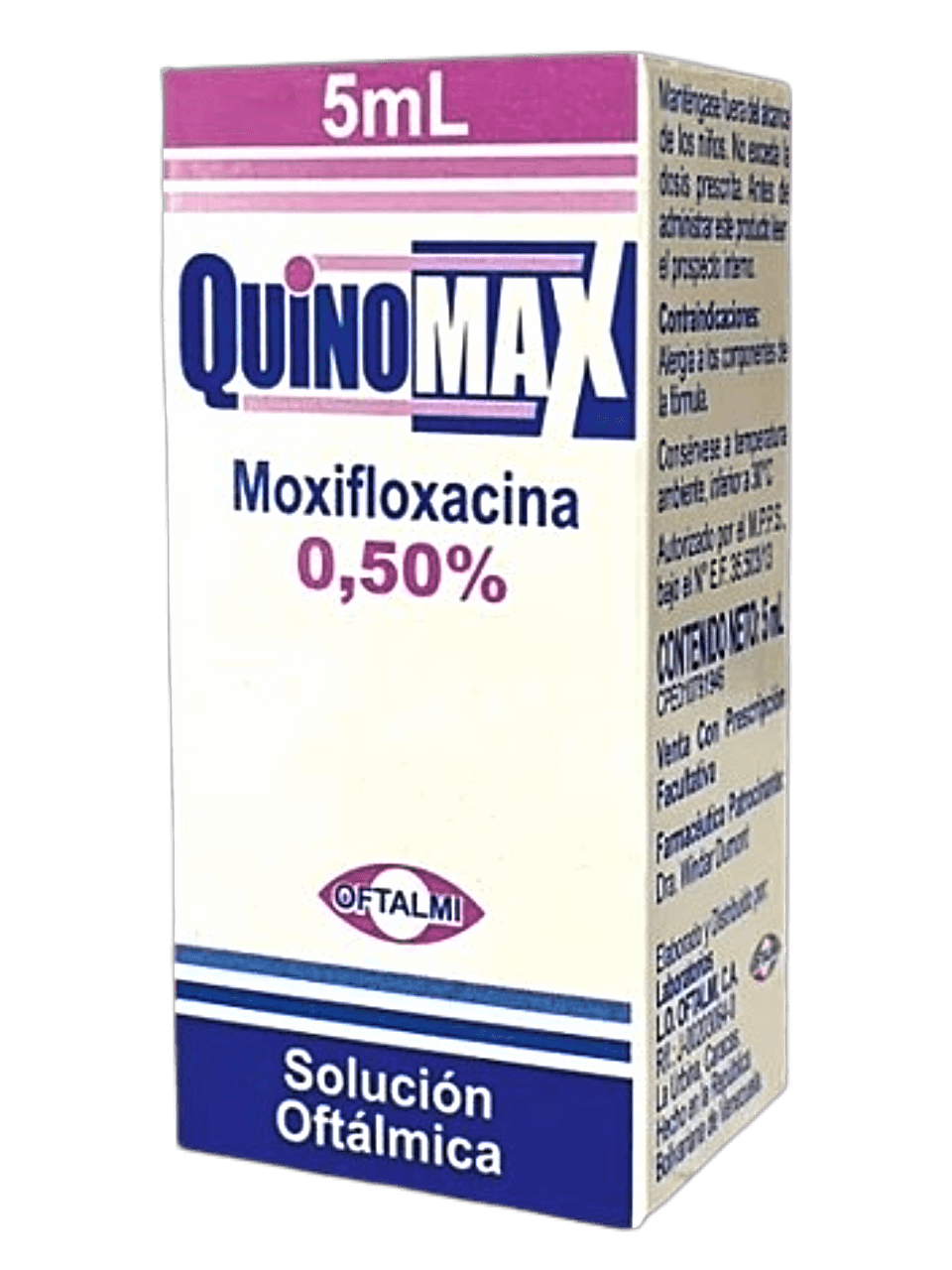 QUINOMAX 0,50% X 5ML GOTAS