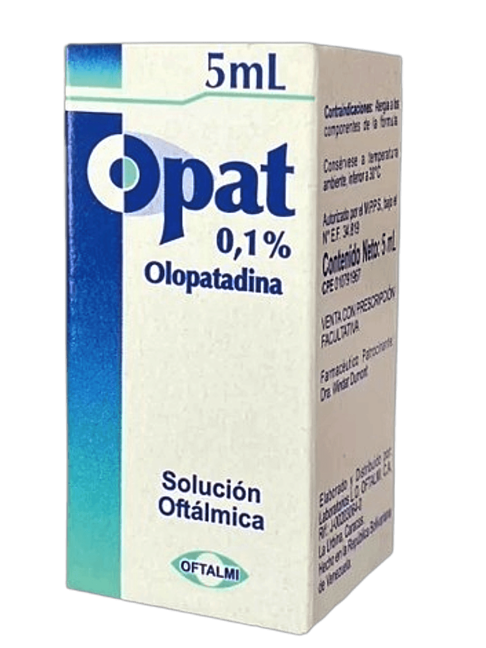 OPAT 0,1% 5ML GOTAS