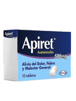 APIRET 500 MG X 10 TAB