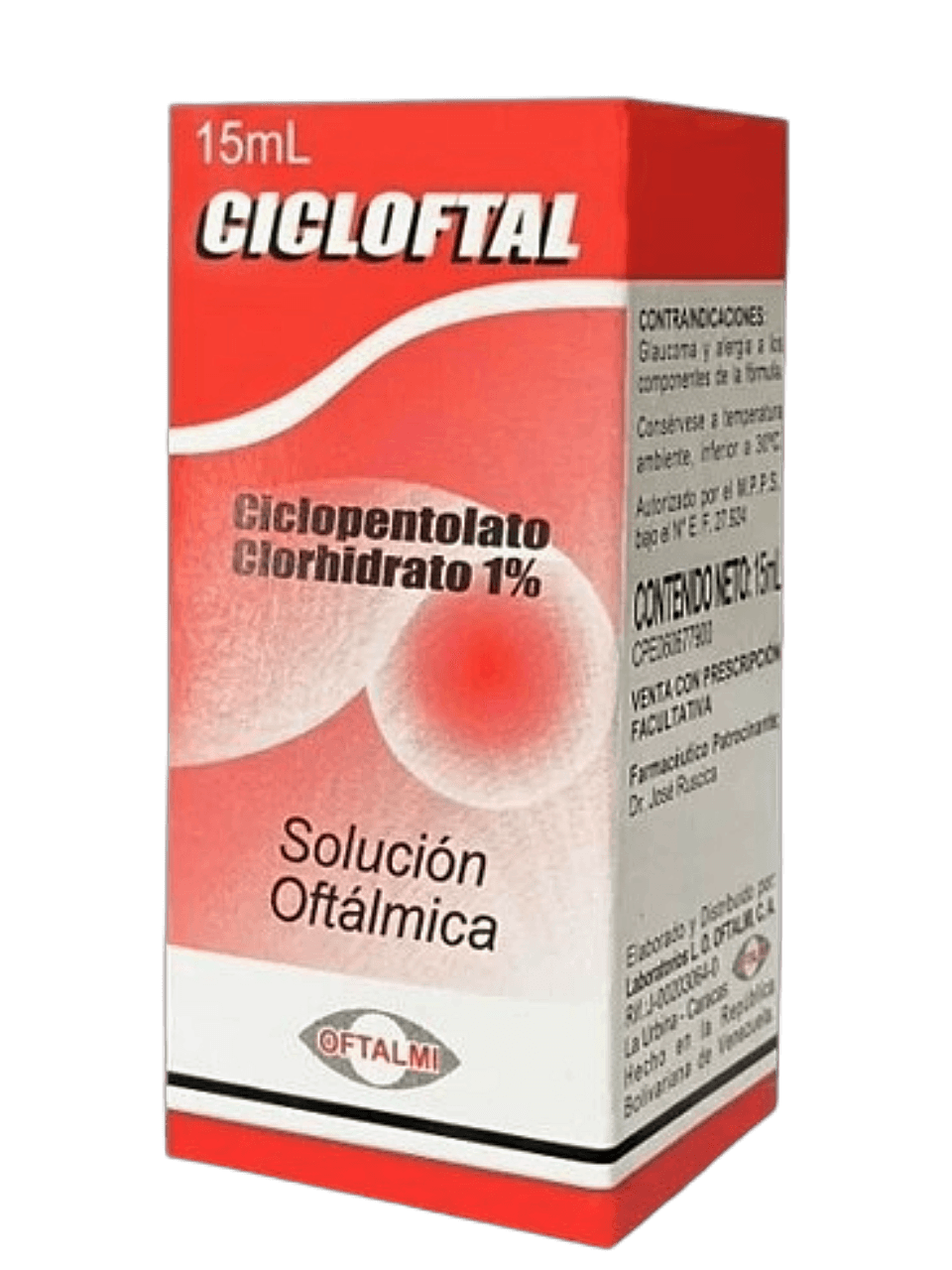 CICLOFTAL SOL OFT 1% X 15 ML